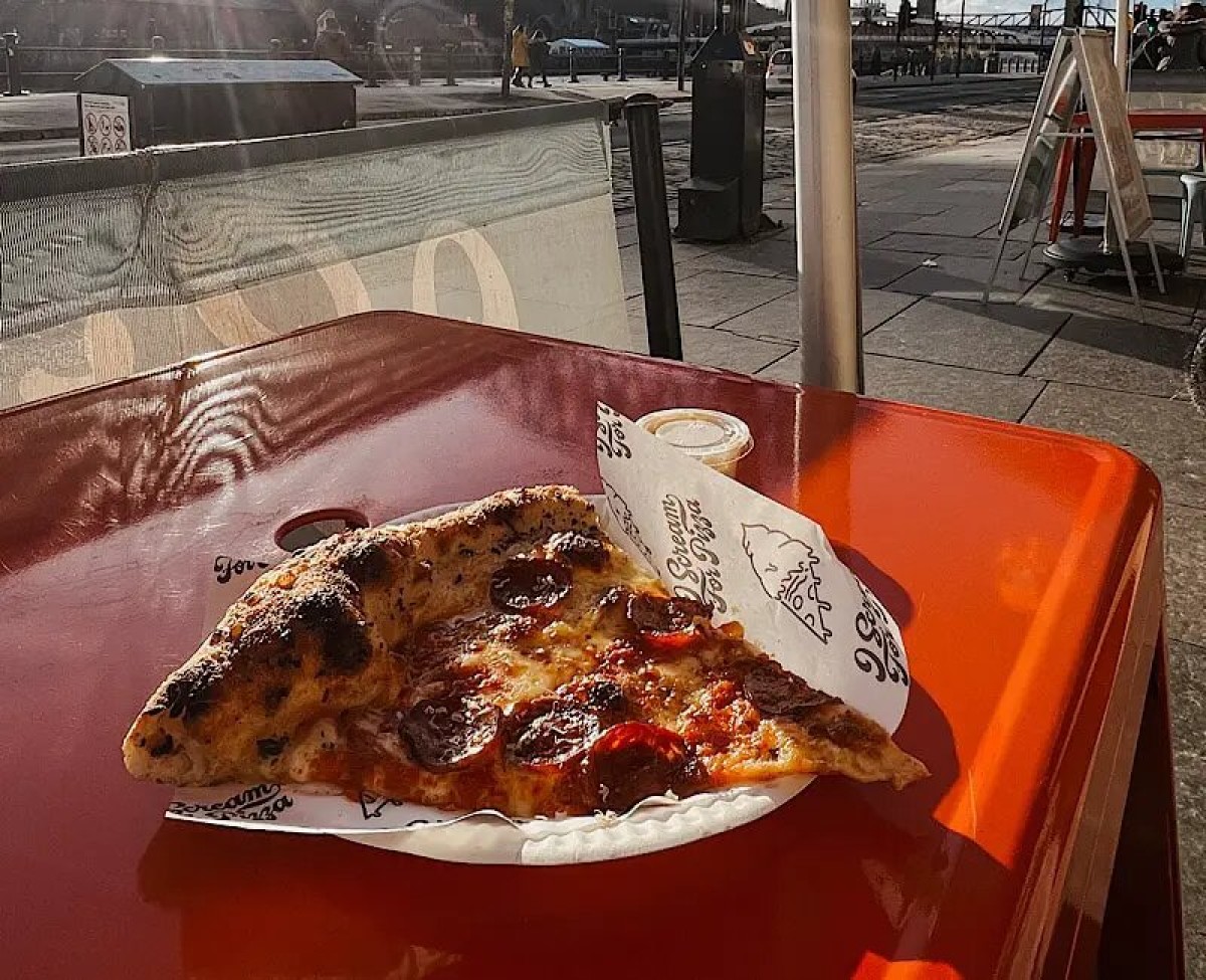 Food at I Scream For Pizza, Photo by Stephanie Fox